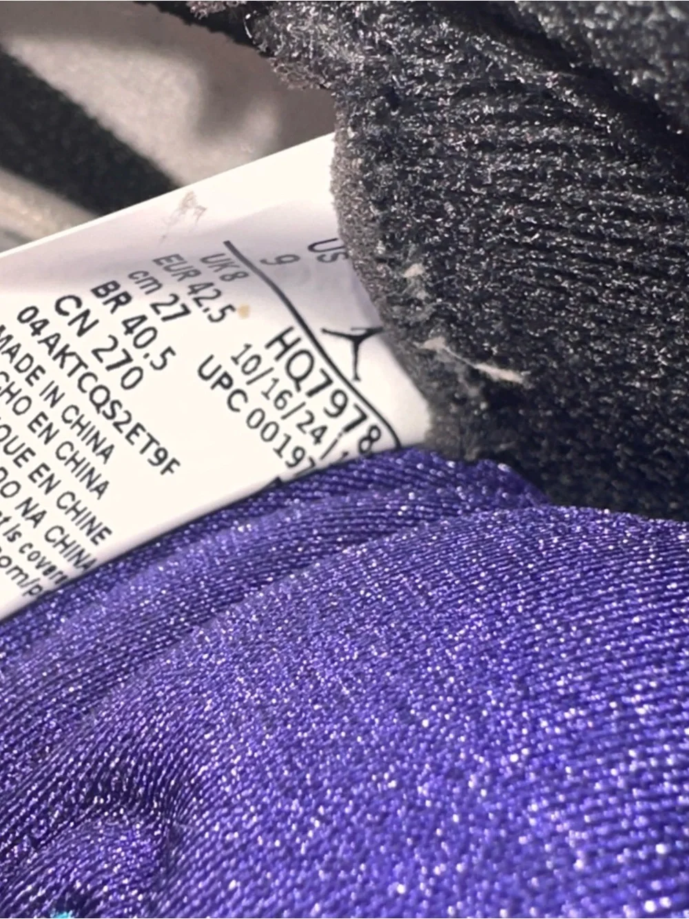 Air Jordan 5 Retro 'Grape' Sneakers White & Purple